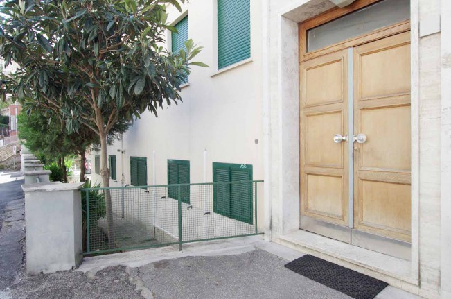 Front door of our building